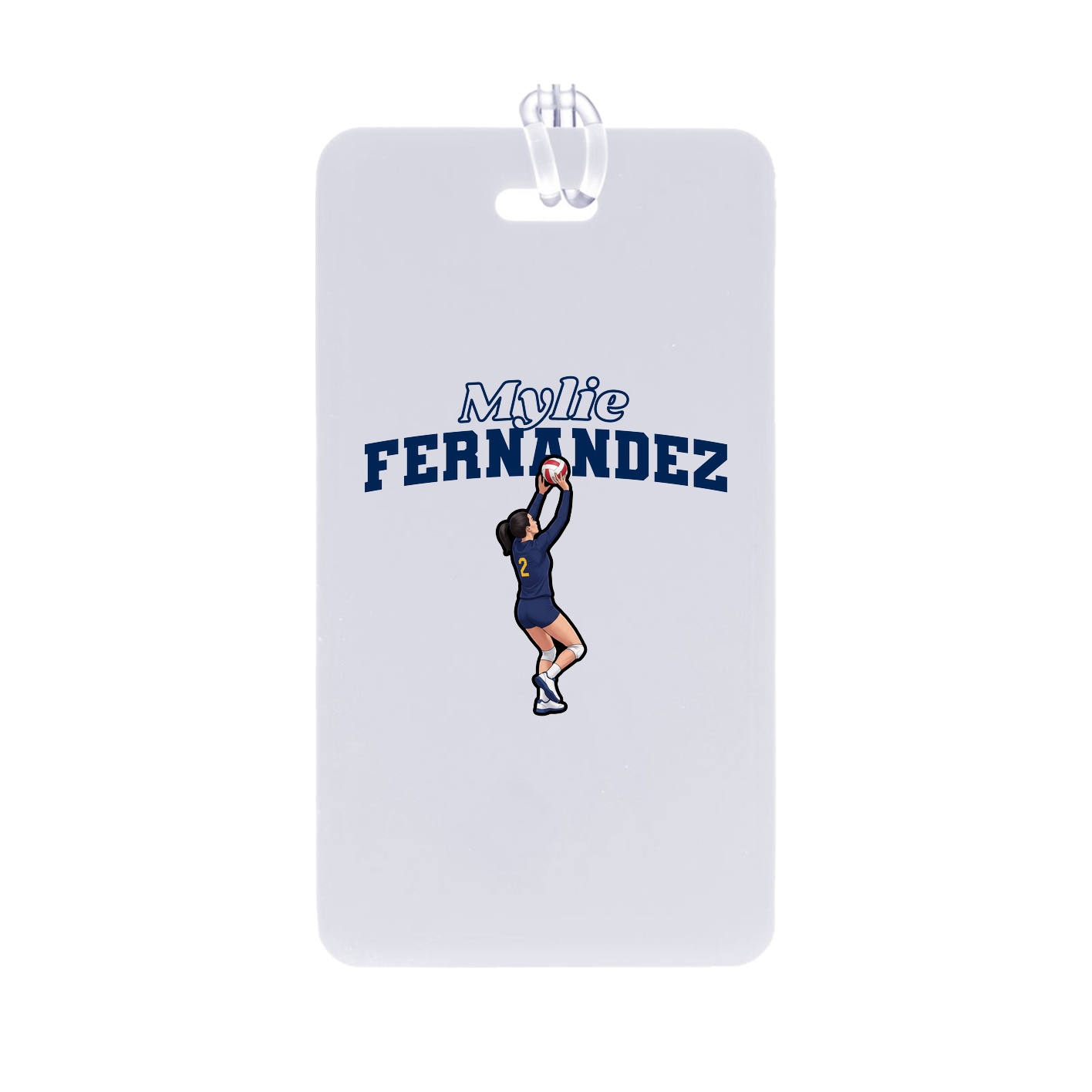 Bag Tag — Name Arch in Classic