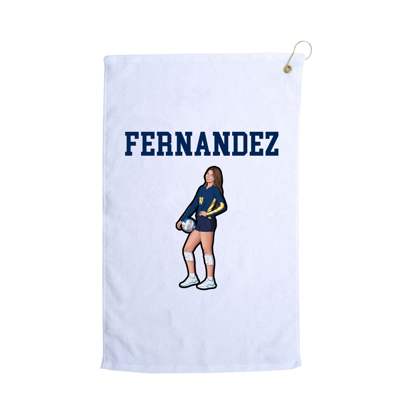 Golf Towel — Shirsey in White