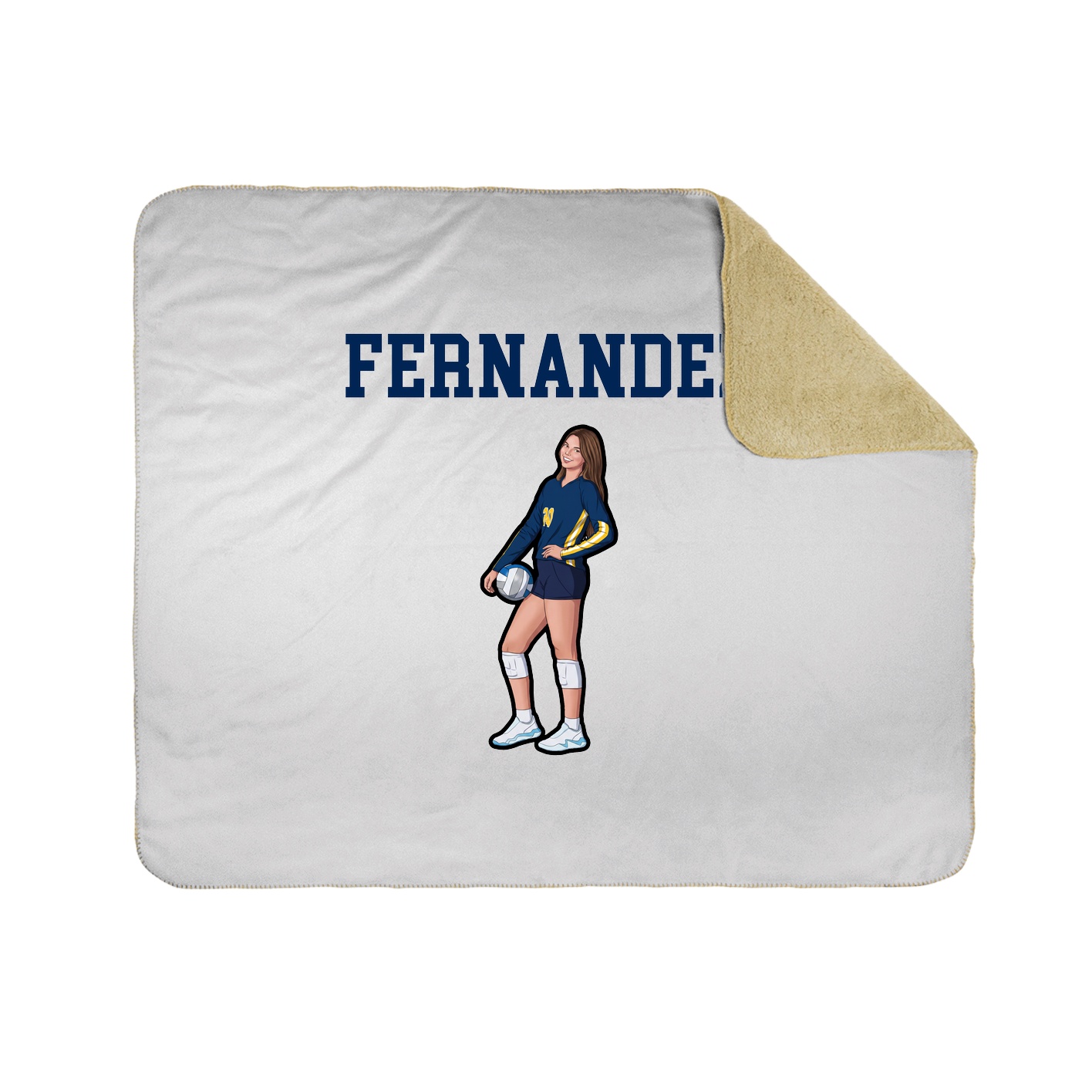 Throw Blanket — Shirsey in White