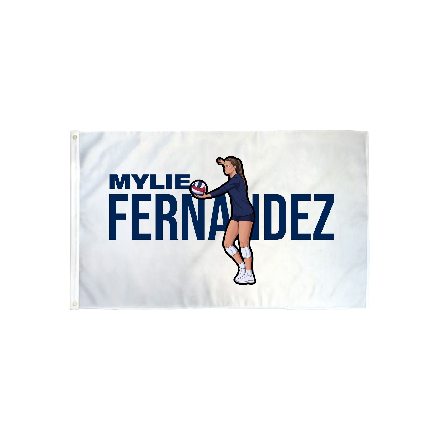 3x5 Flag — Player Name in Classic