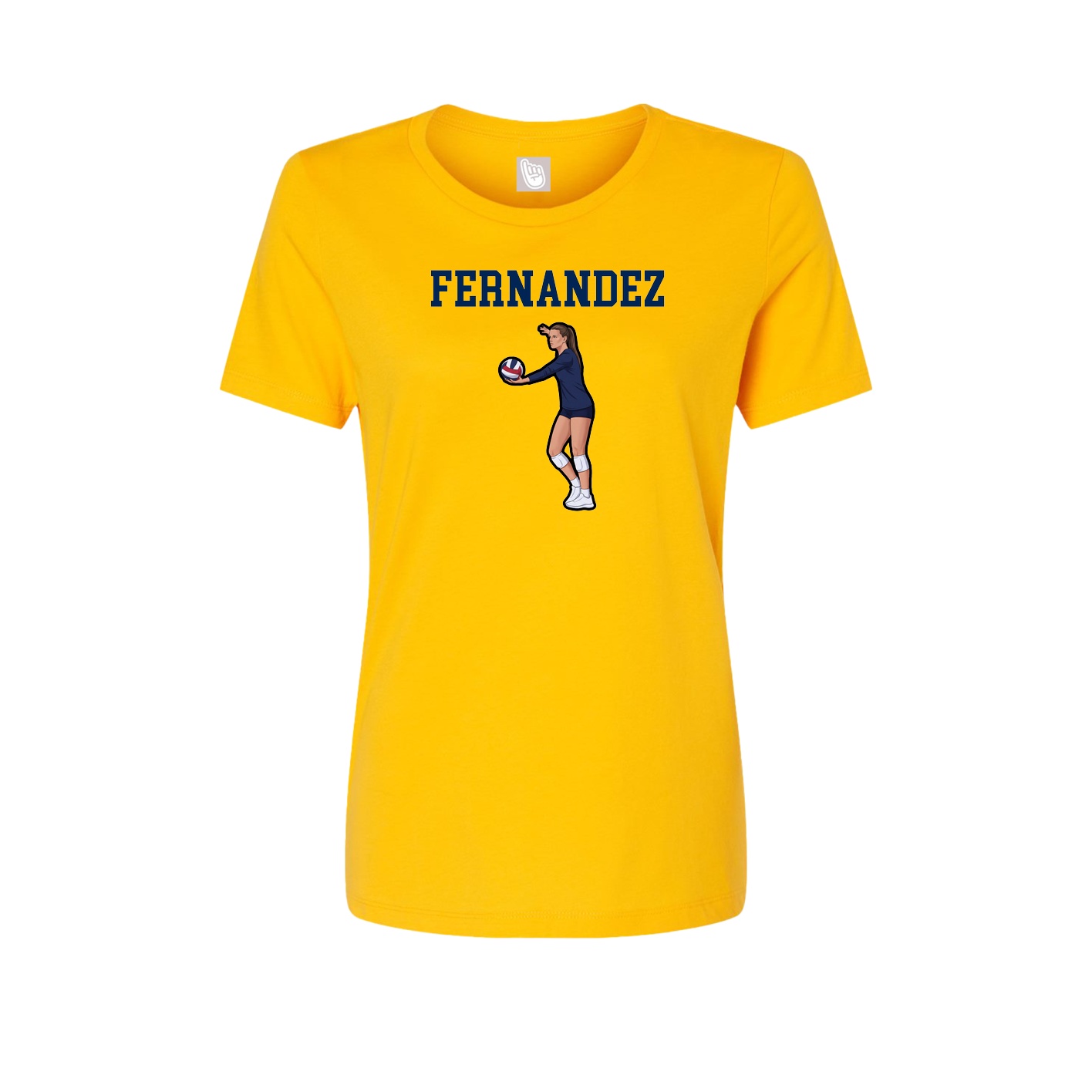 Fitted Women's Tee — Shirsey in Gold