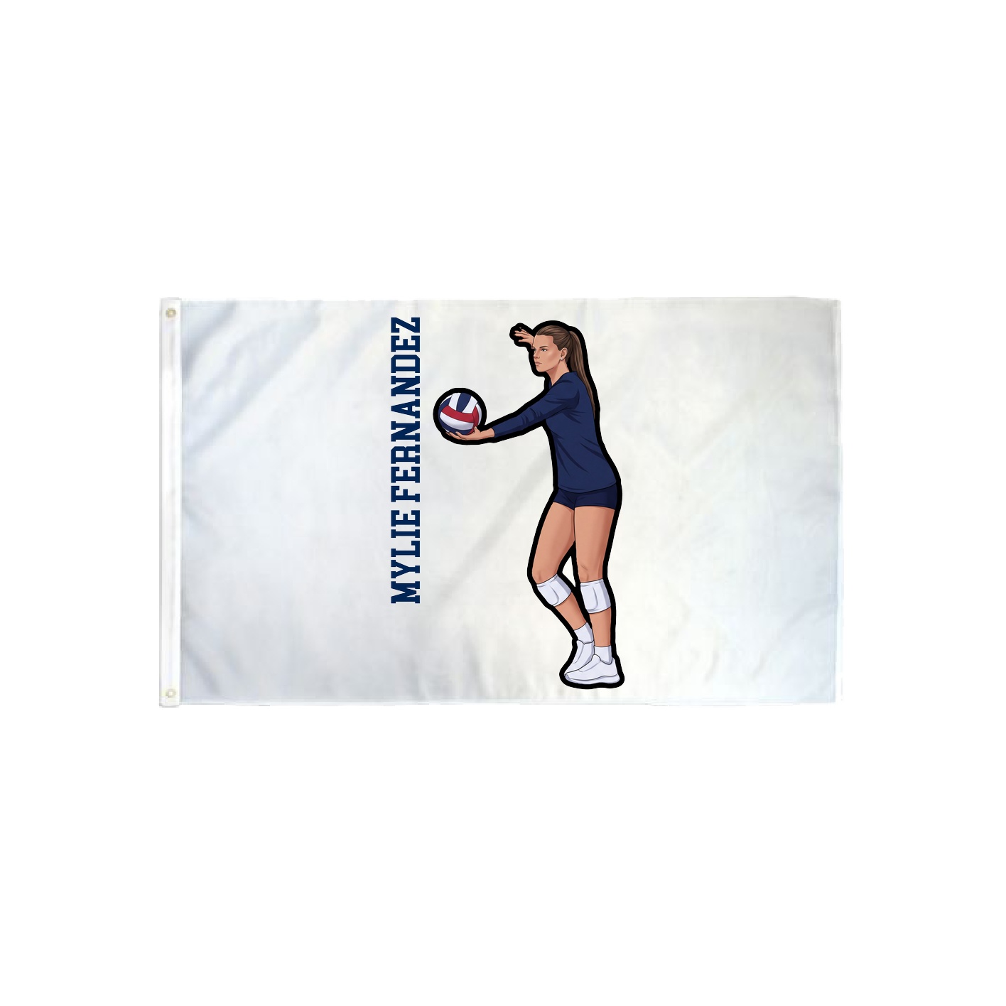 3x5 Flag — Name Vertical in Classic