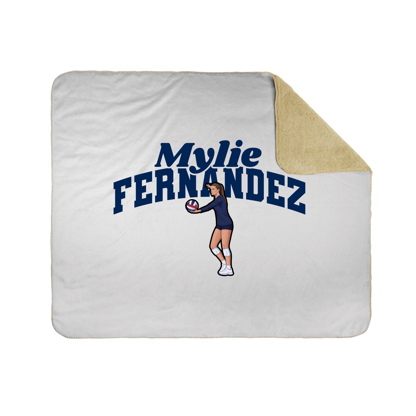Throw Blanket — Signature Arch in White