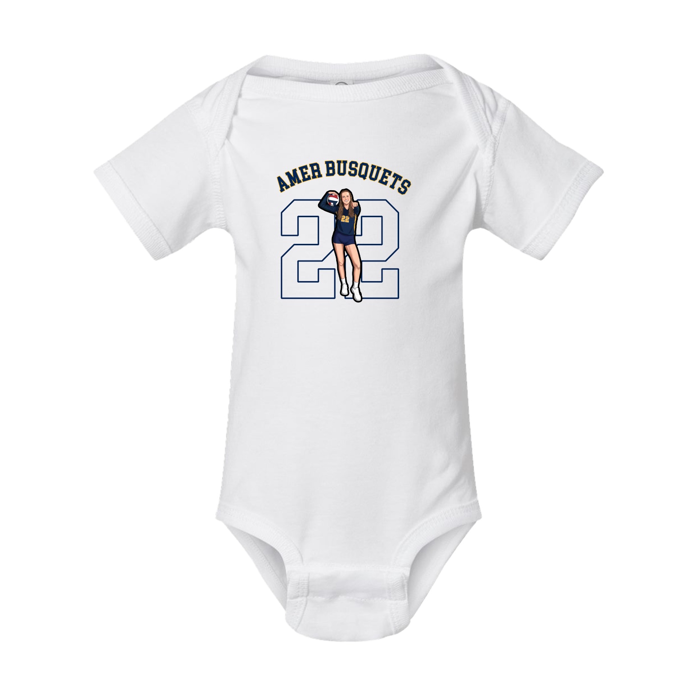 Baby Onesie — Shirsey Arch in White