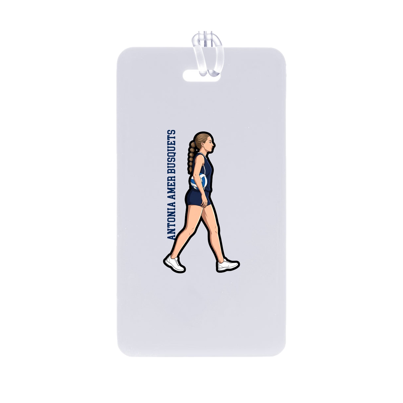 Bag Tag — Name Vertical in Classic
