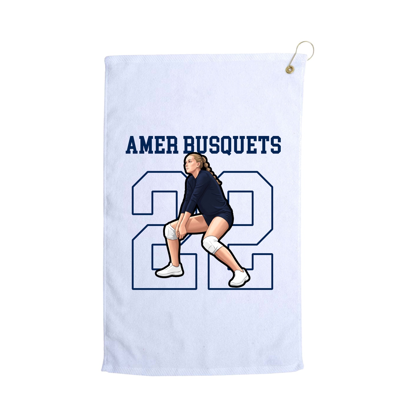 Golf Towel — Shirsey in White