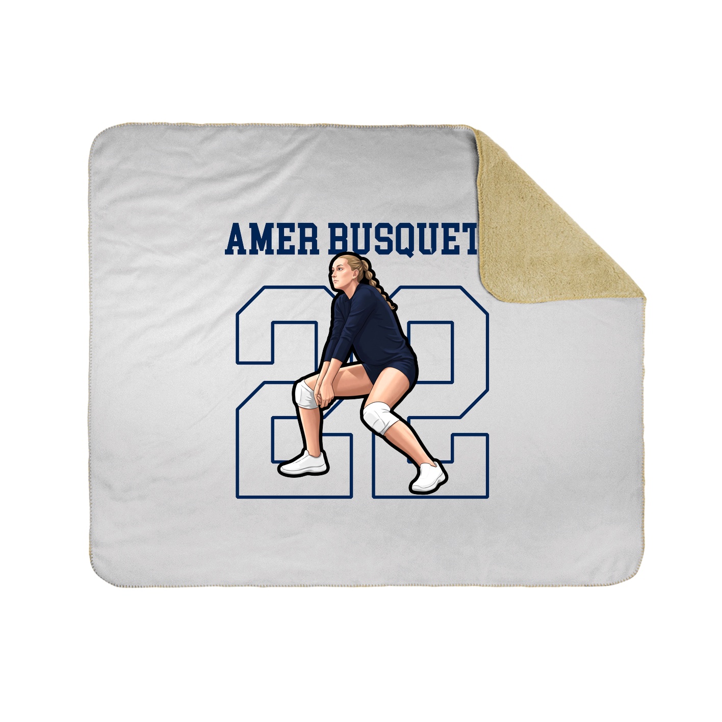 Throw Blanket — Shirsey in White