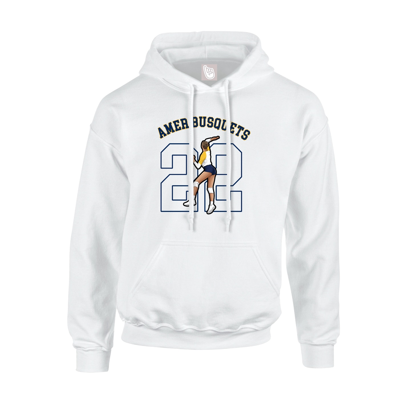 Hoodie — Shirsey Arch in White