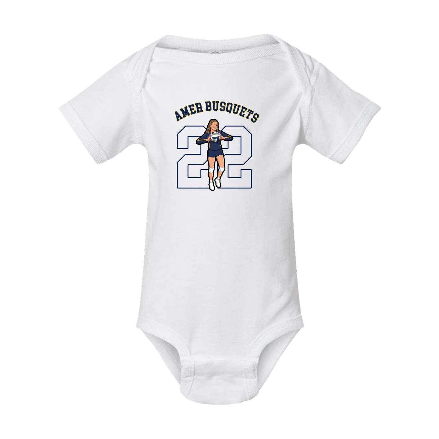Baby Onesie — Shirsey Arch in White