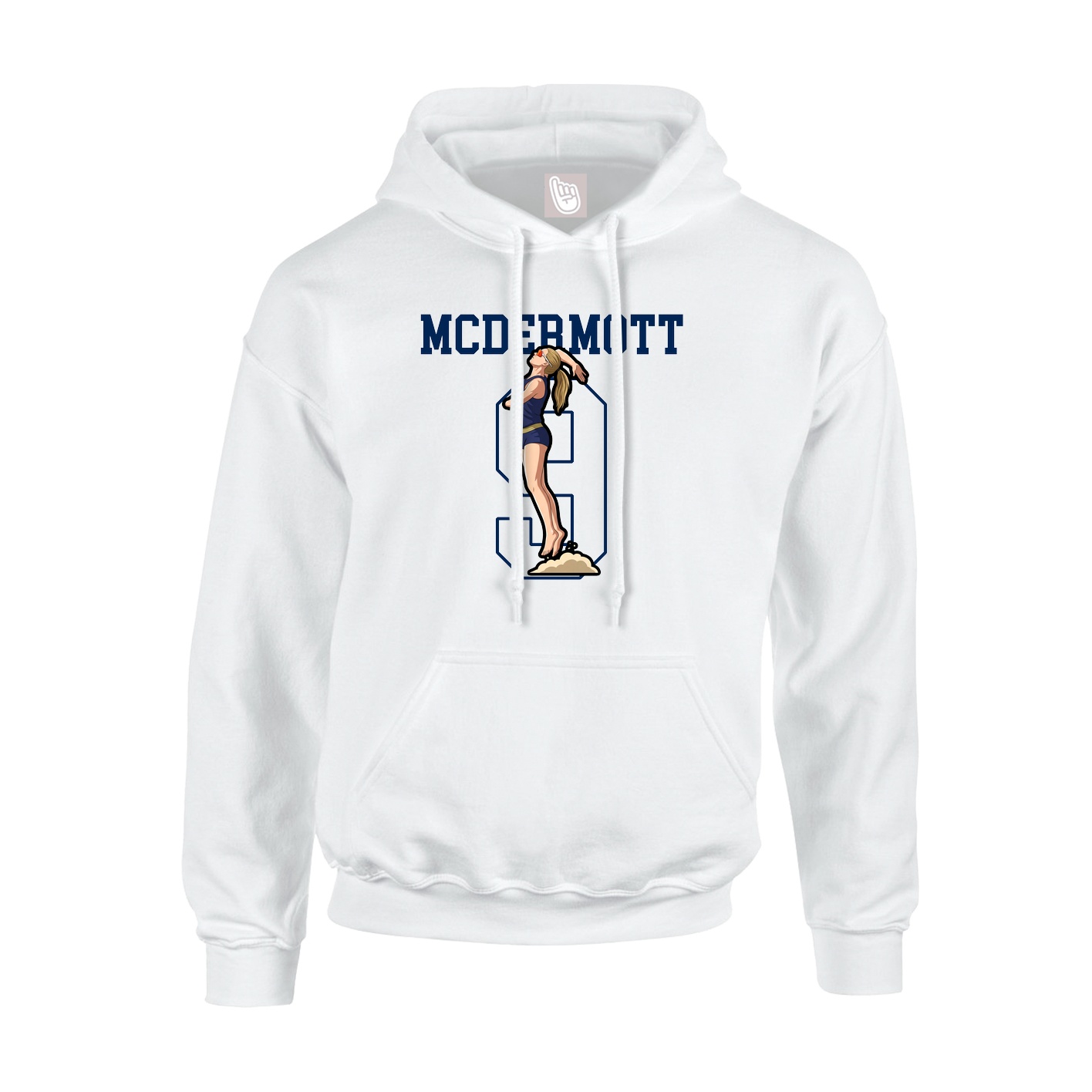 Hoodie — Shirsey in White