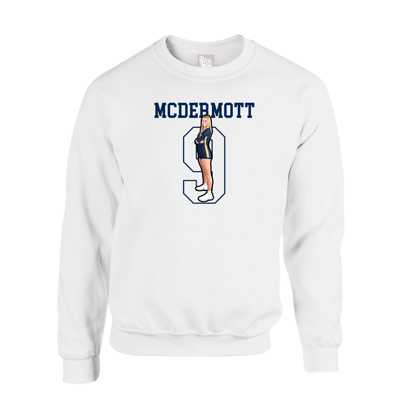 Fleece Crew — Shirsey in White
