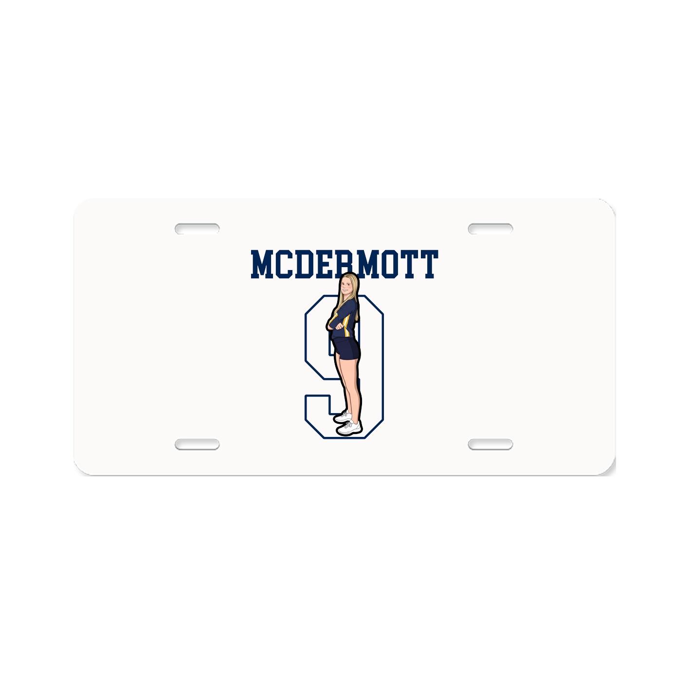License Plate — Shirsey in Classic