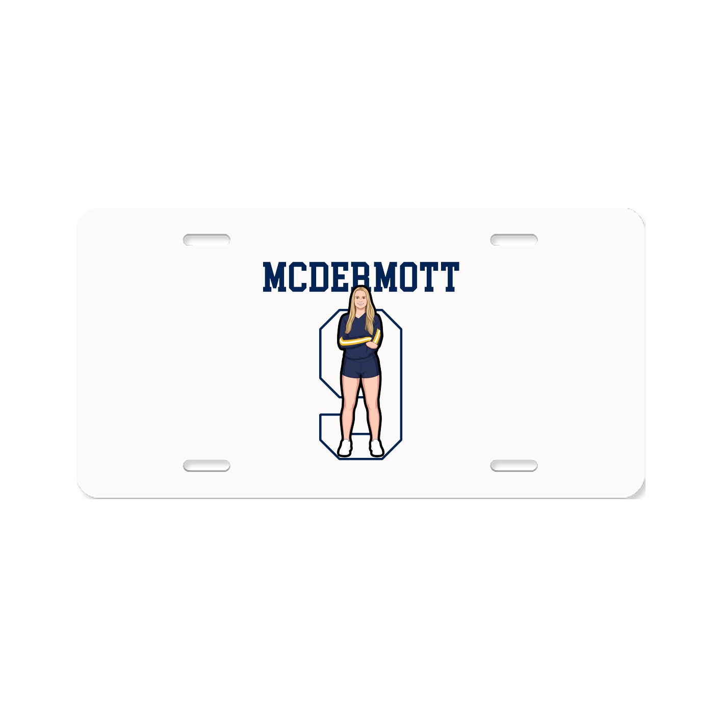 License Plate — Shirsey in Classic