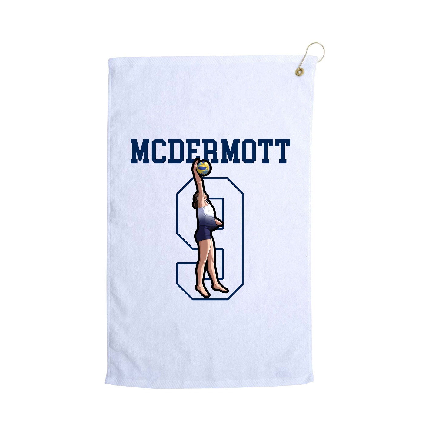 Golf Towel — Shirsey in White