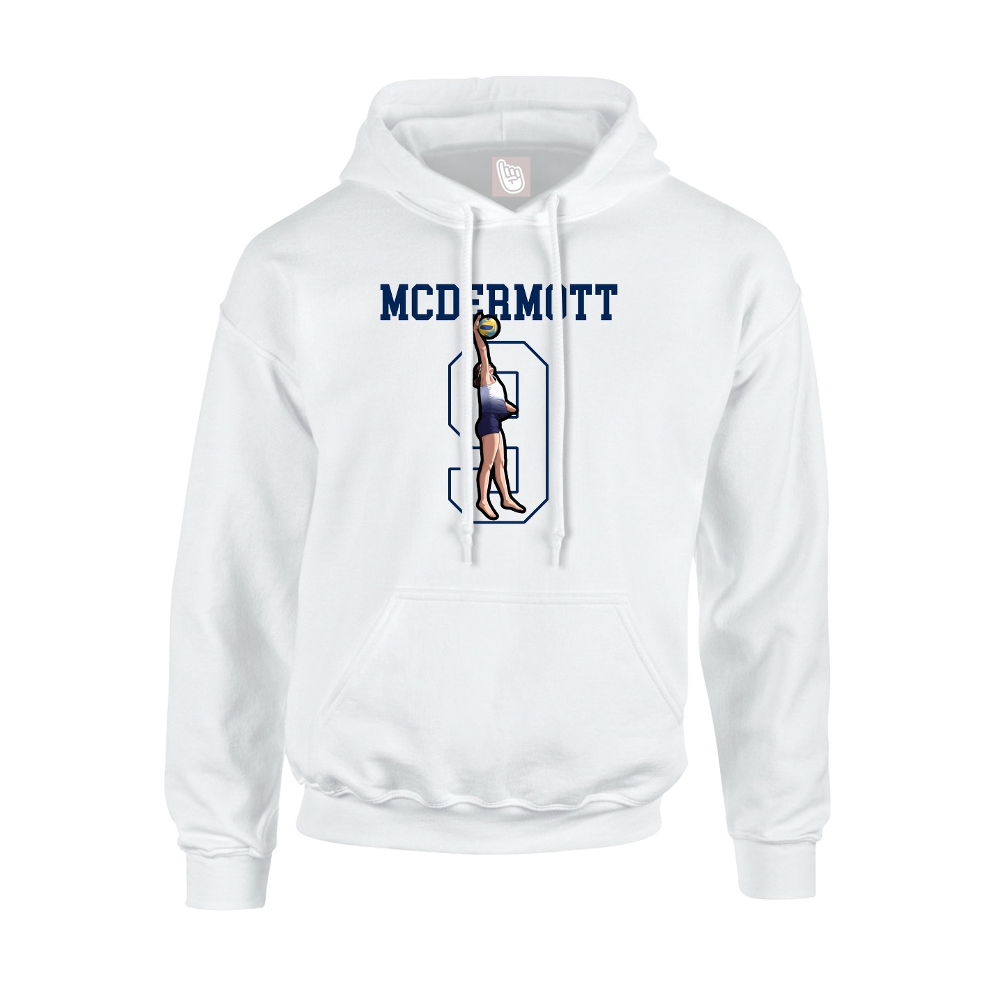 Hoodie — Shirsey in White