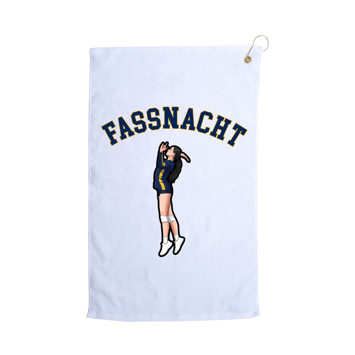 Golf Towel — Shirsey Arch in White