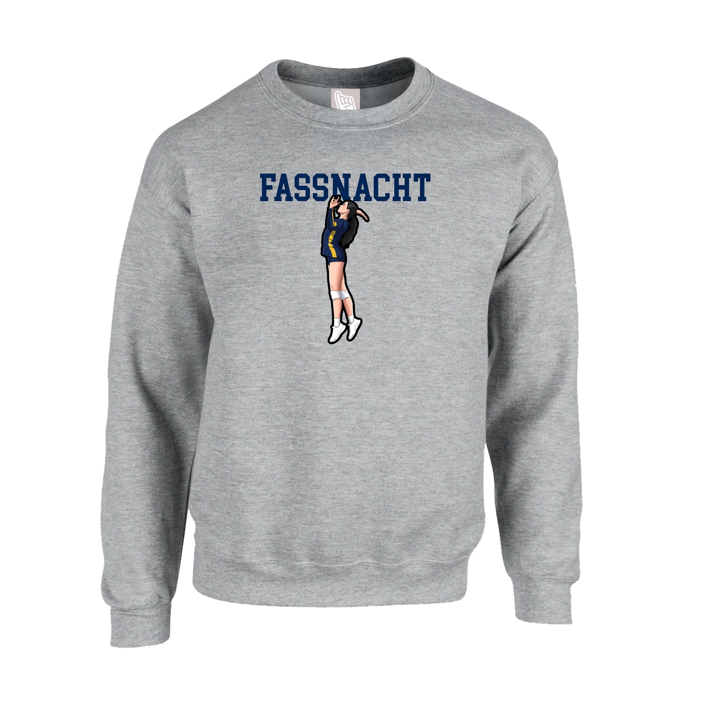 Fleece Crew — Shirsey in Grey