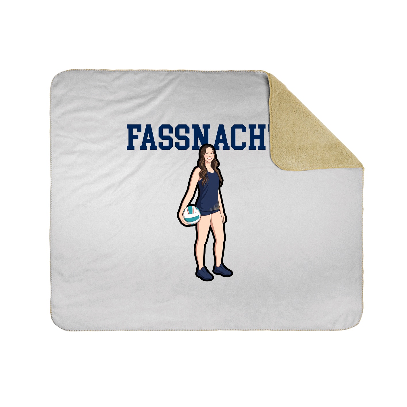 Throw Blanket — Shirsey in White