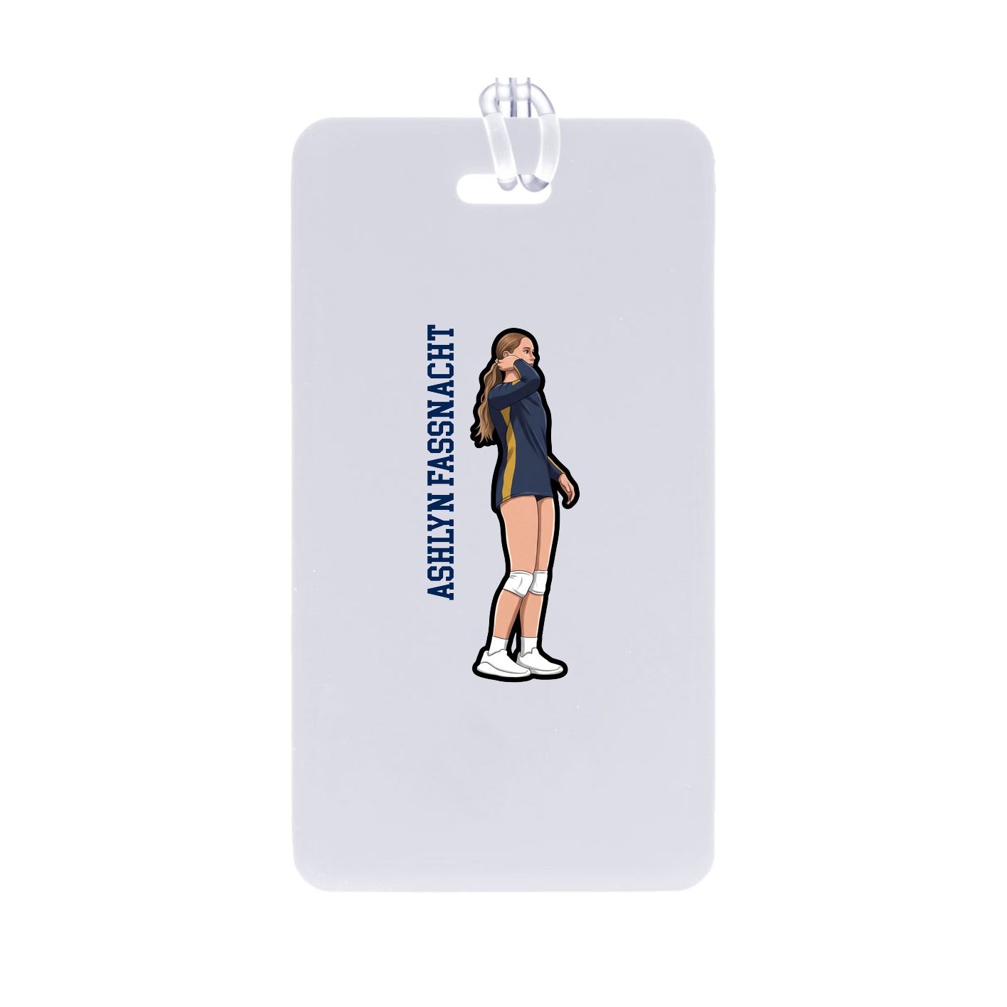 Bag Tag — Name Vertical in Classic