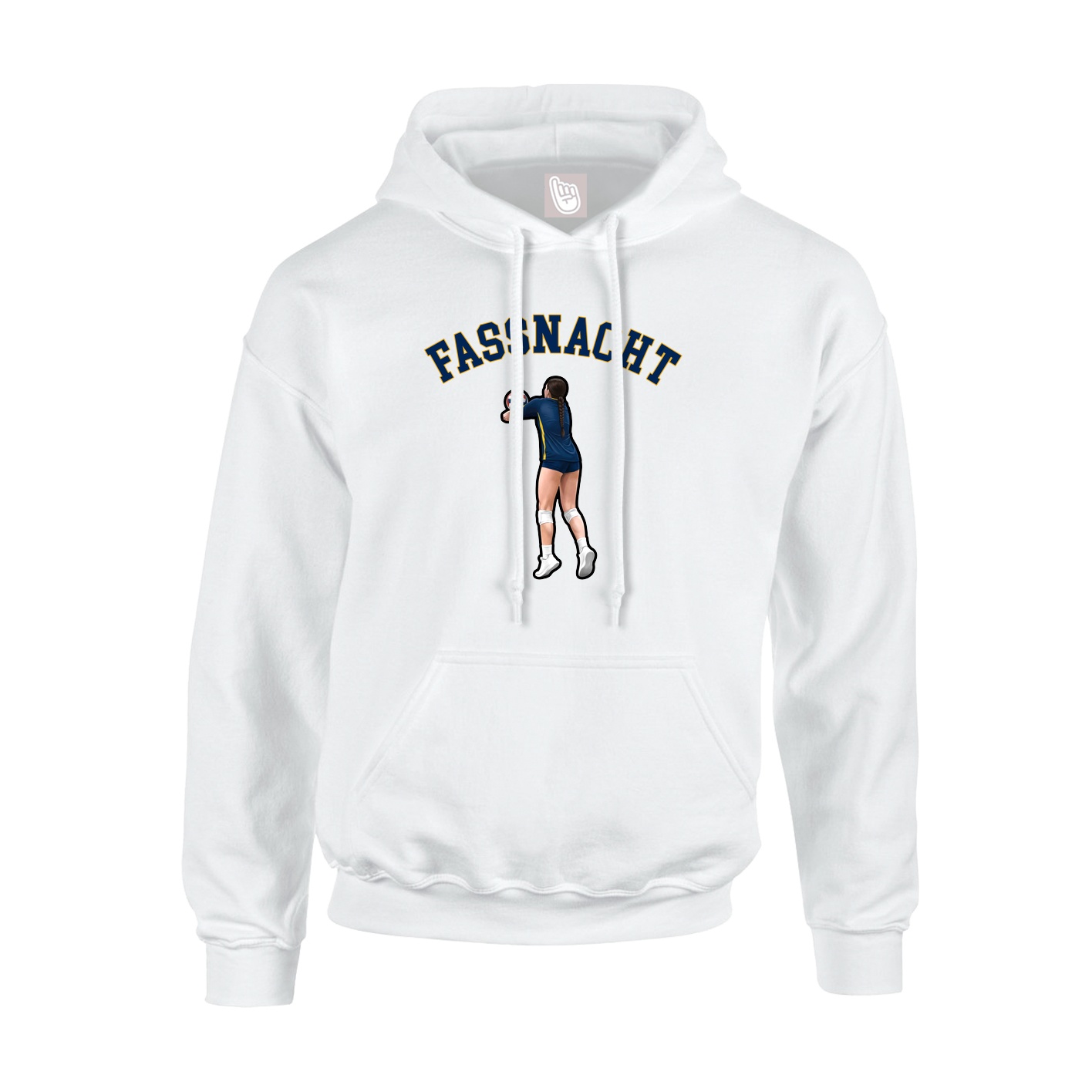 Youth Hoodie — Shirsey Arch in White