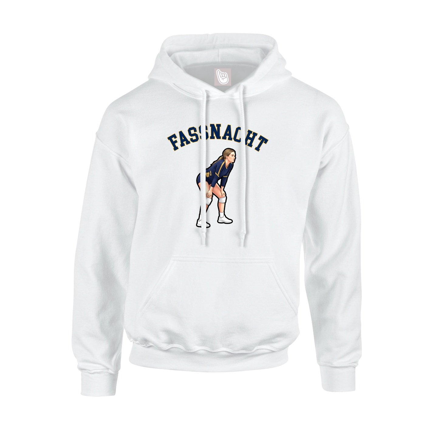 Youth Hoodie — Shirsey Arch in White