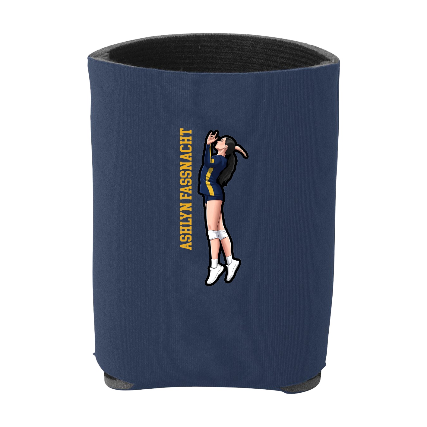 Can Holder — Name Vertical in Navy