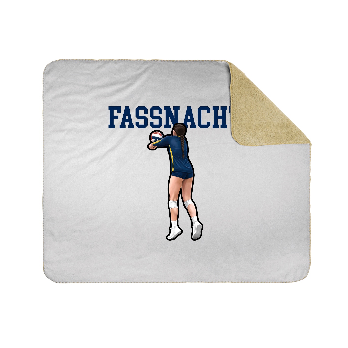 Throw Blanket — Shirsey in White