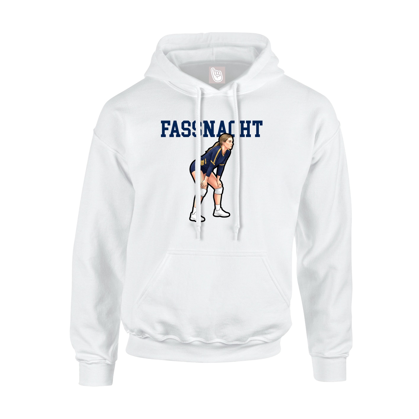 Hoodie — Shirsey in White
