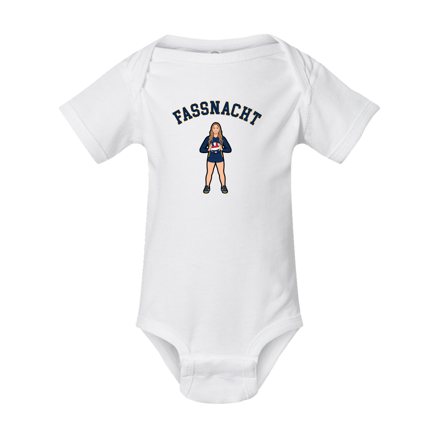 Baby Onesie — Shirsey Arch in White