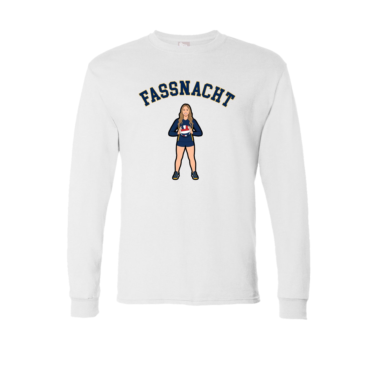 Long Sleeve Tee — Shirsey Arch in White