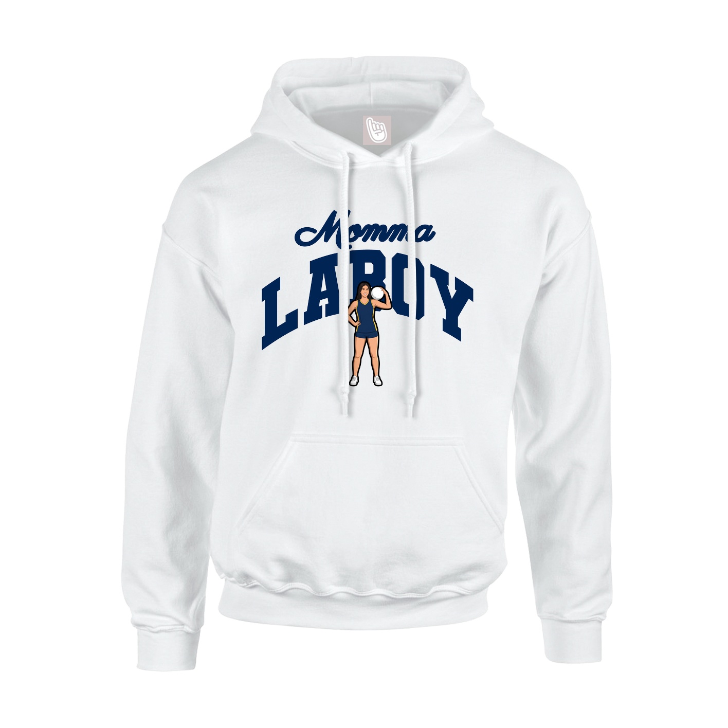 Hoodie — Mothers Day Arch in White