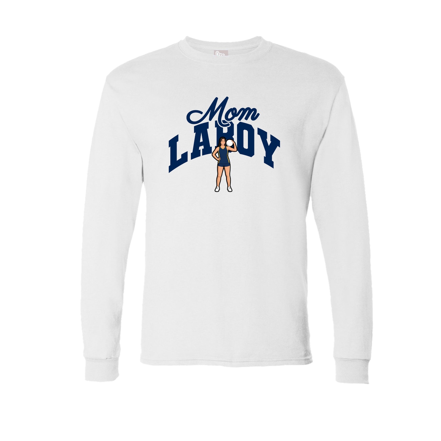 Long Sleeve Tee — Mothers Day Arch in White
