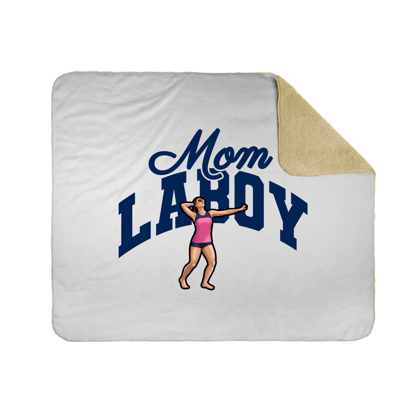 Throw Blanket — Mothers Day Arch in White