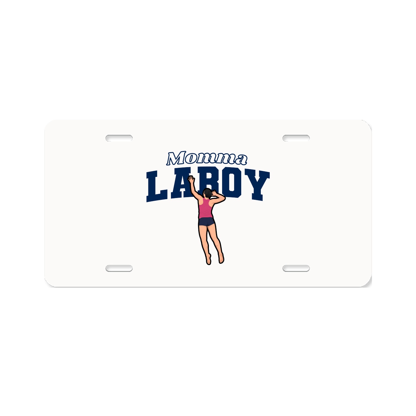 License Plate — Mothers Day Block in Classic
