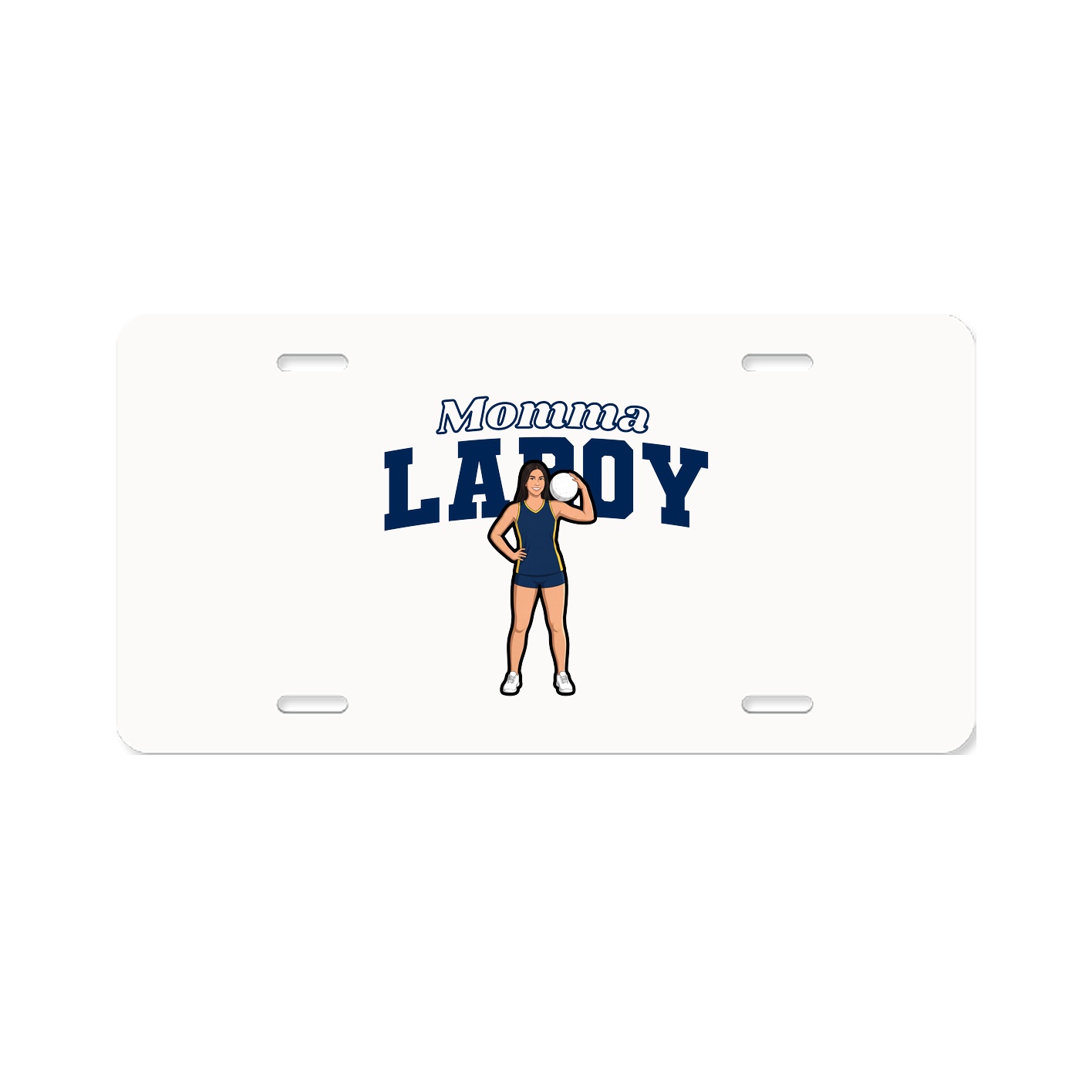 License Plate — Mothers Day Block in Classic