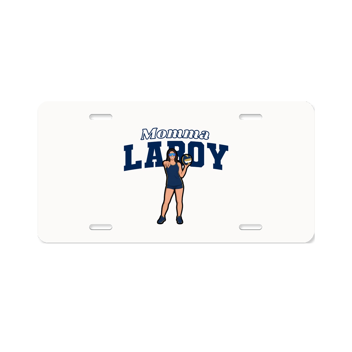 License Plate — Mothers Day Block in Classic