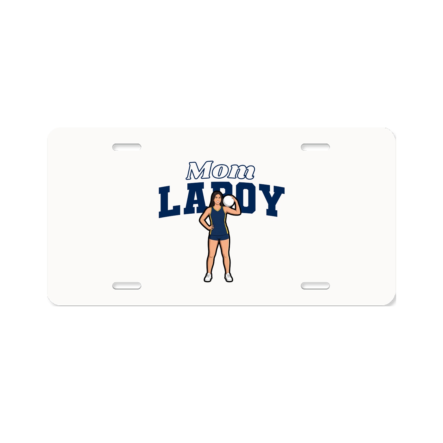 License Plate — Mothers Day Block in Classic