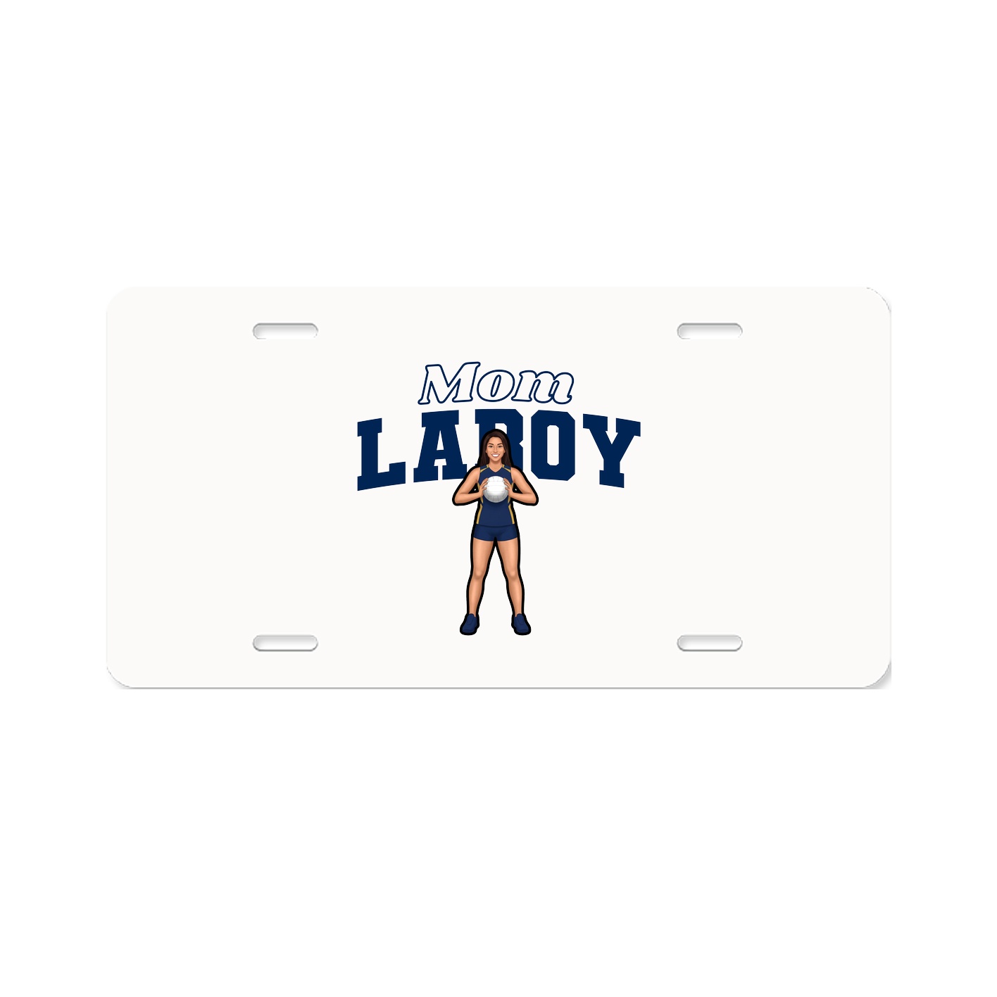 License Plate — Mothers Day Block in Classic