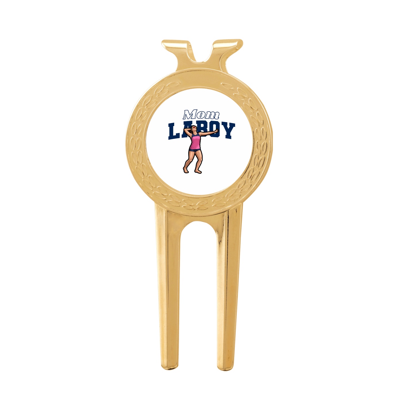 Divot Tool with Ball Marker — Mothers Day Block in Classic