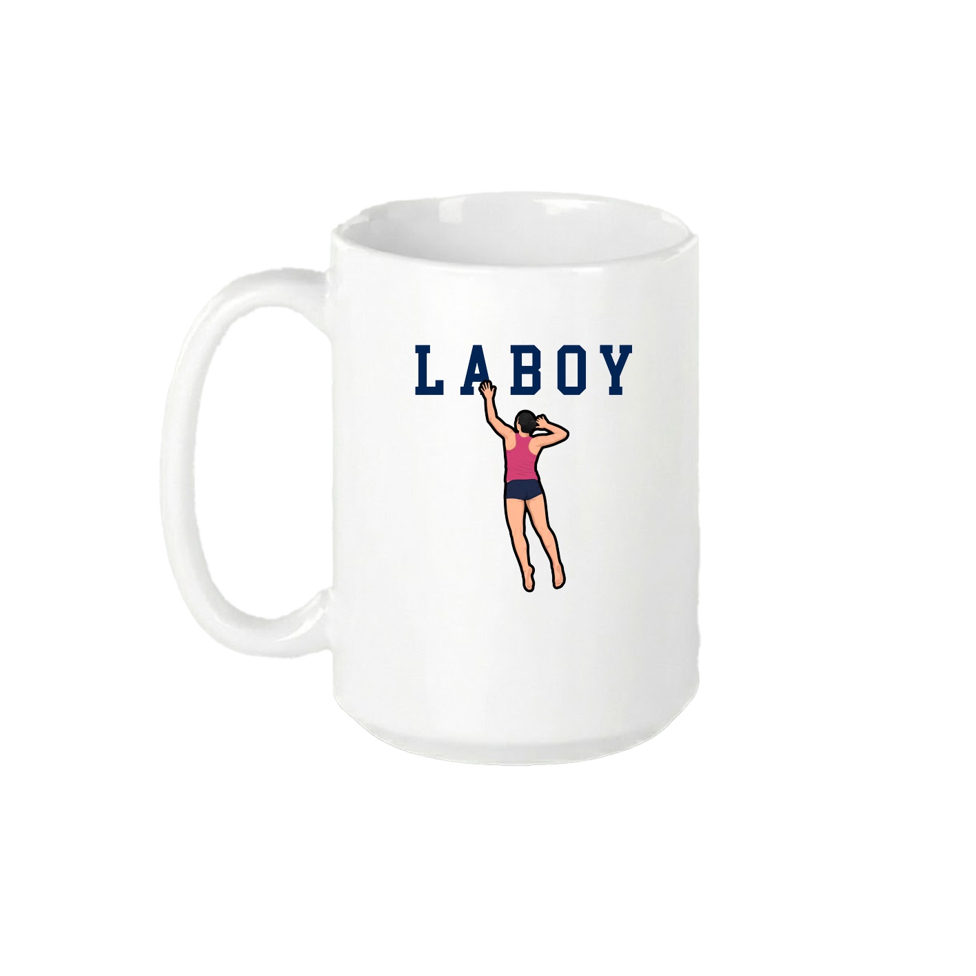 15oz Coffee Mug — Shirsey in White