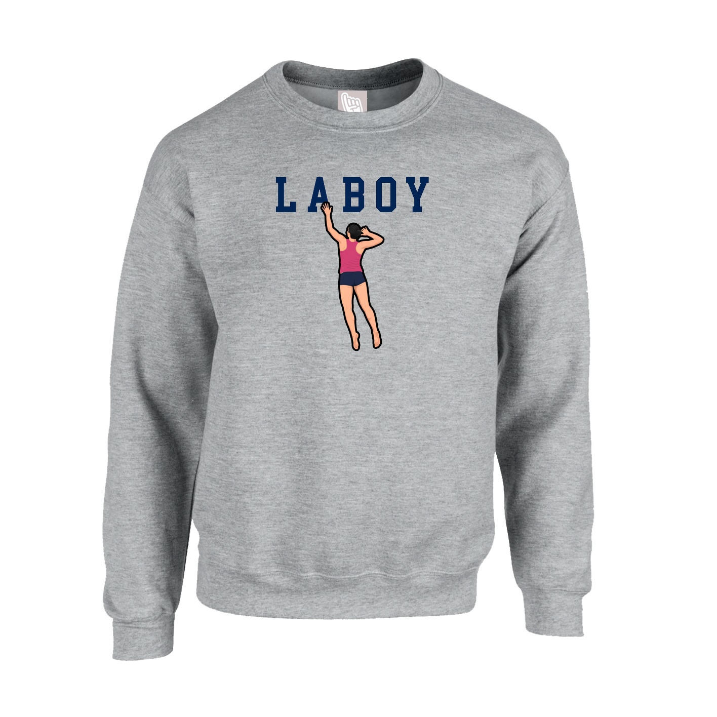 Fleece Crew — Shirsey in Grey