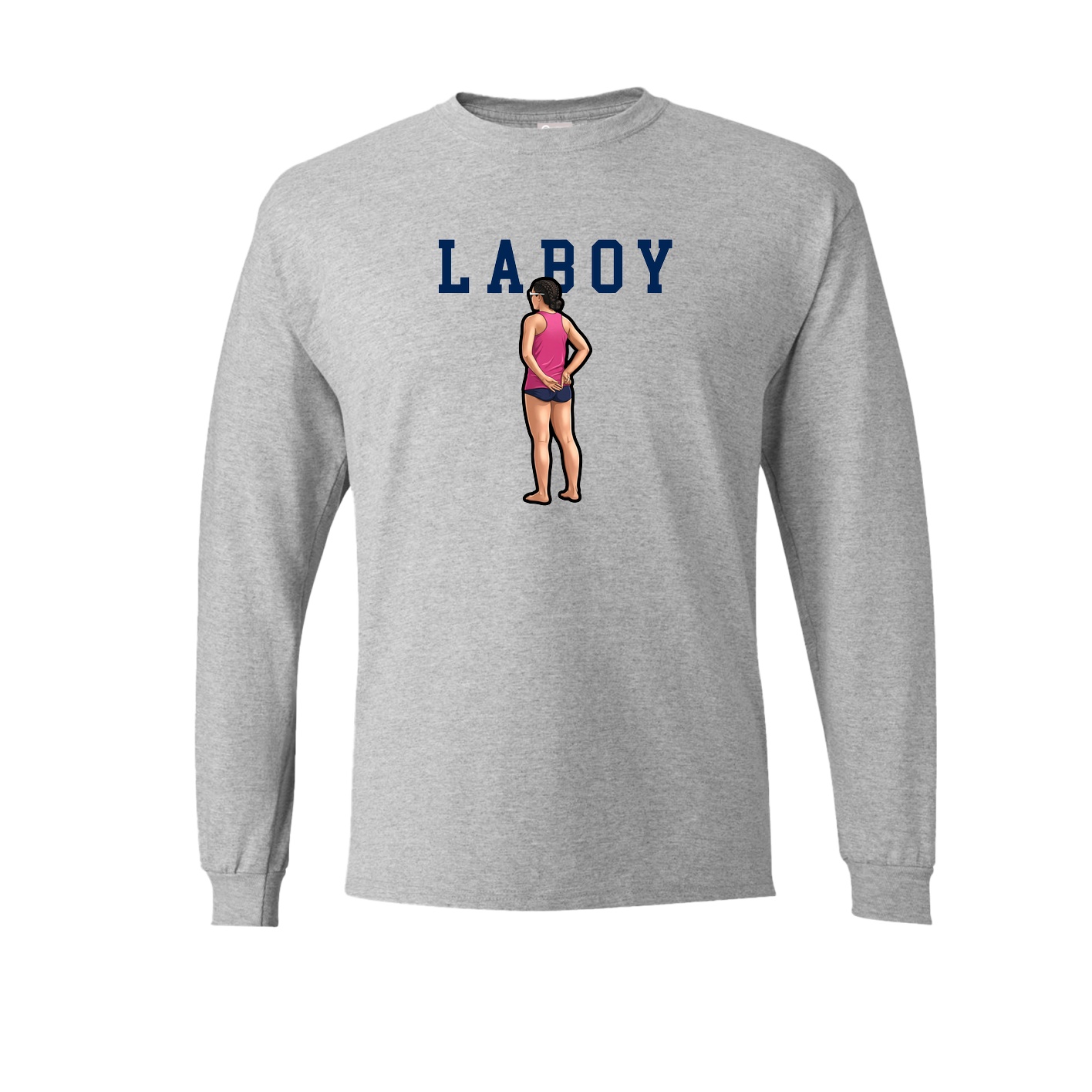 Long Sleeve Tee — Shirsey in Grey
