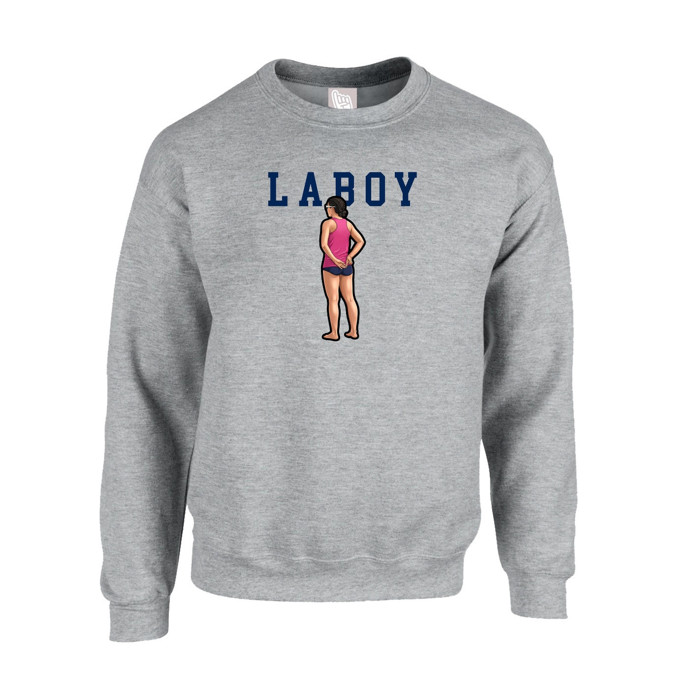 Fleece Crew — Shirsey in Grey