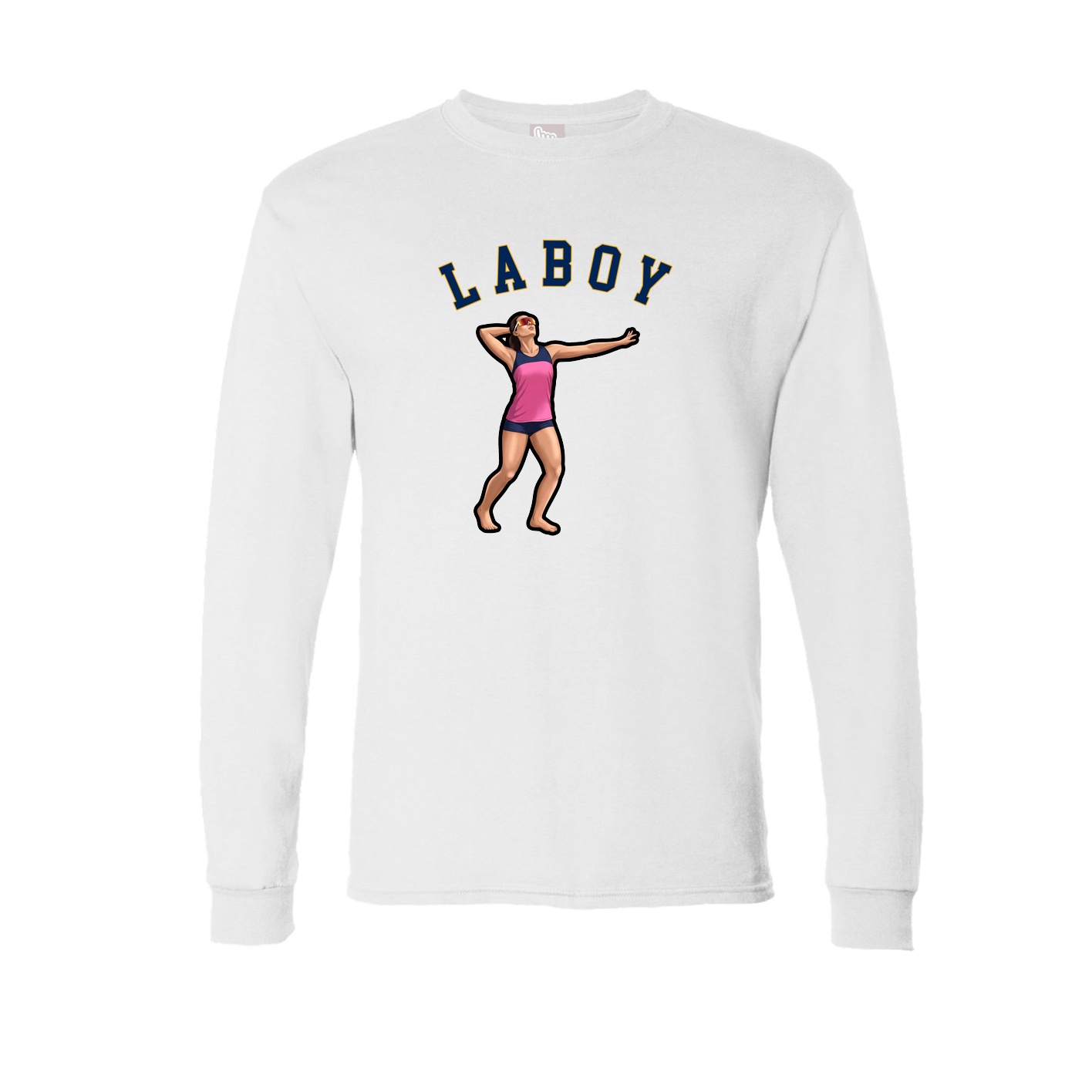 Long Sleeve Tee — Shirsey Arch in White