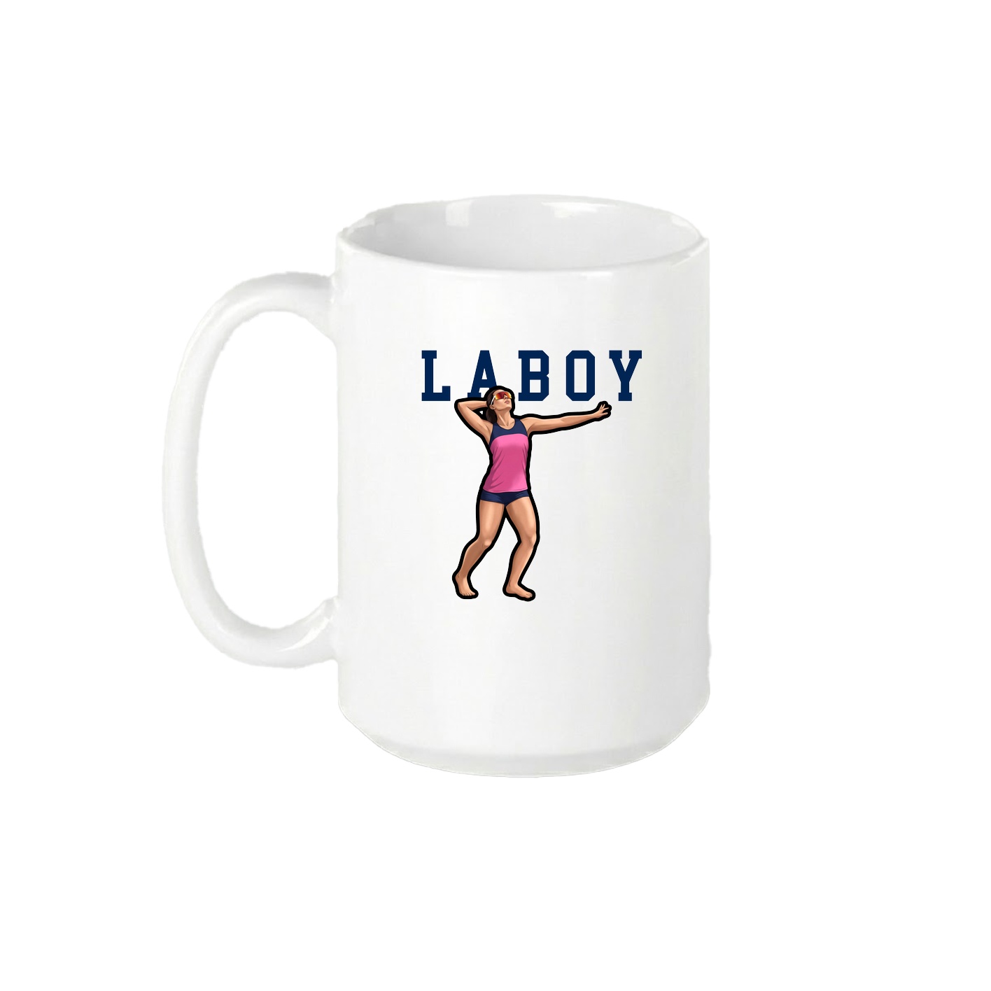 15oz Coffee Mug — Shirsey in White