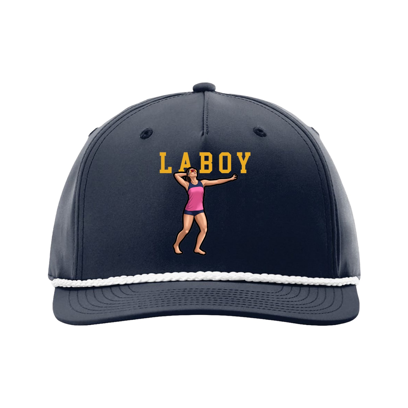Five-Panel Classic Rope Cap — Shirsey in Navy