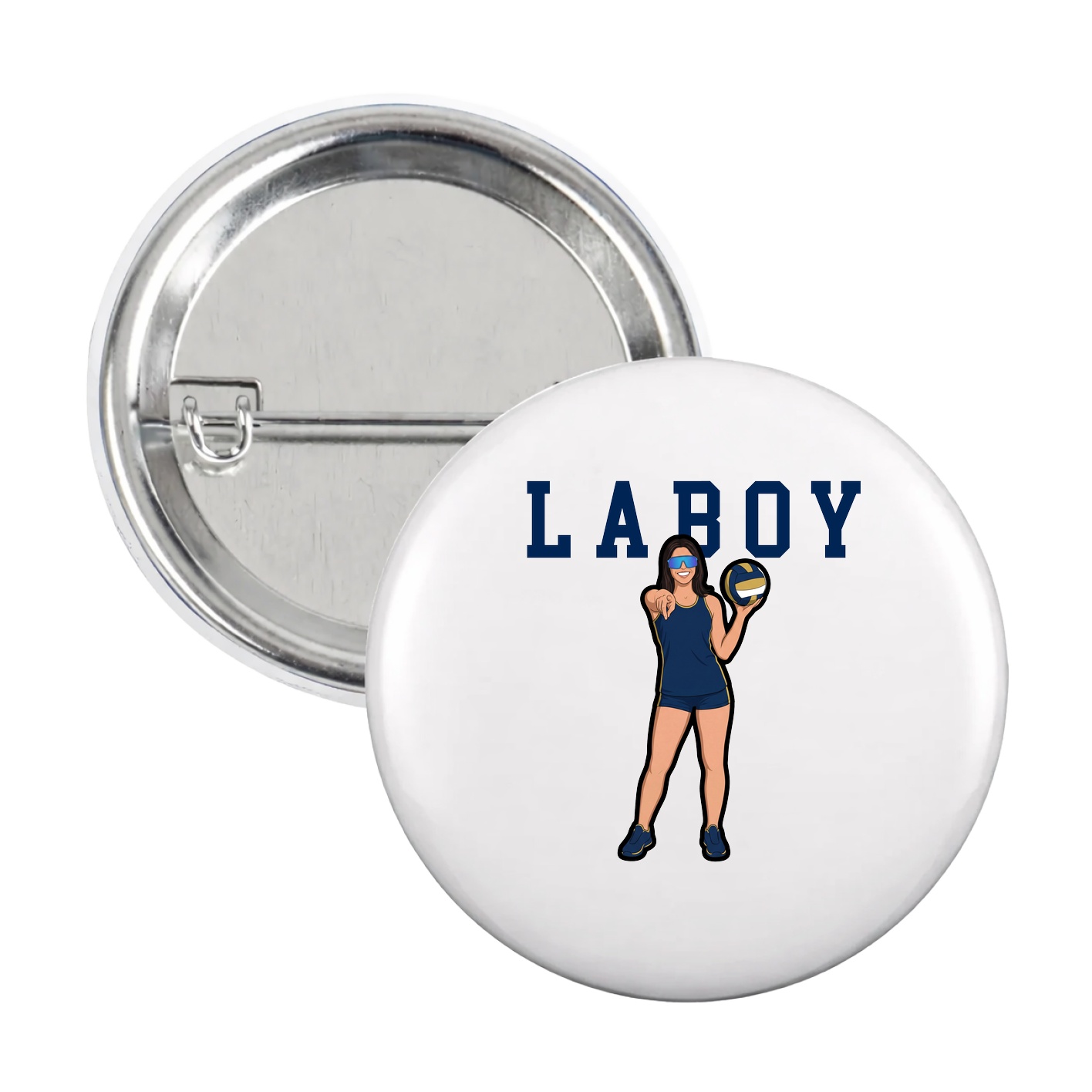 Game Day Button — Shirsey in White