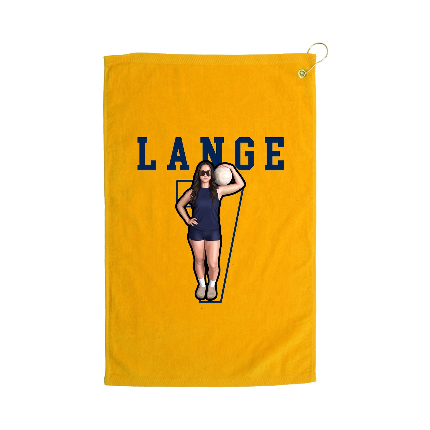 Golf Towel — Shirsey in Gold