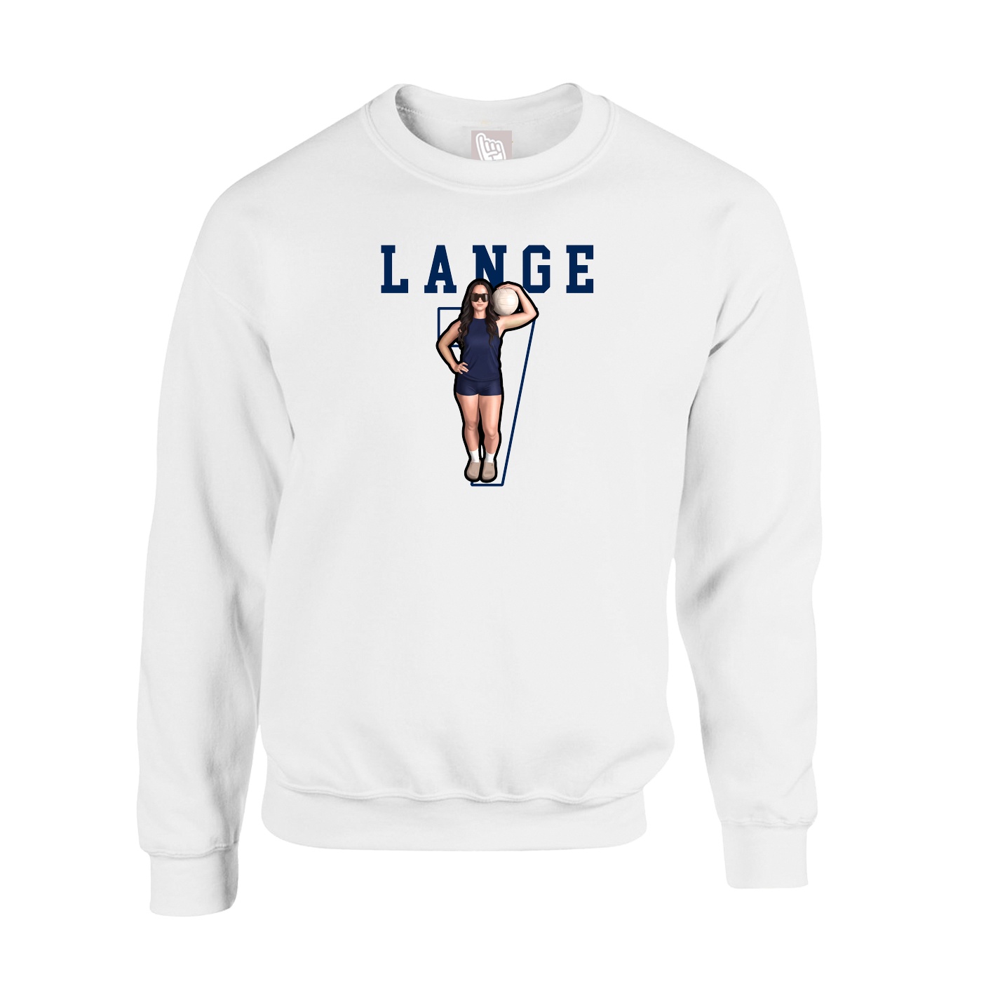 Fleece Crew — Shirsey in White