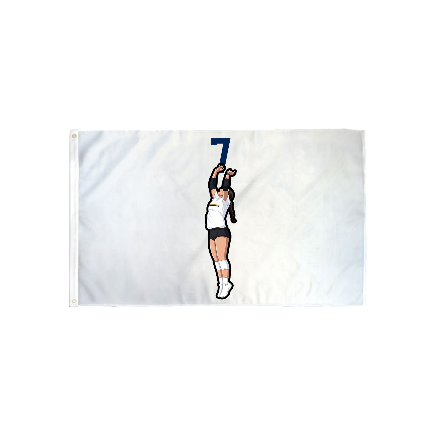 3x5 Flag — Number Top in Classic